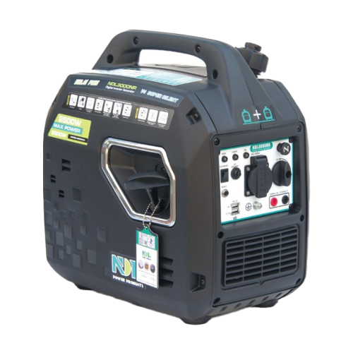 NDL3000NR Générateur à essence  Puissance : 2,5 kW Type de moteur : 148FD Système de démarrage : Démarrage à rappel/démarrage électrique