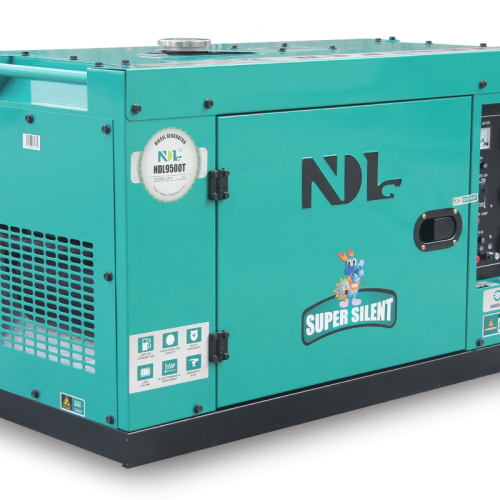 NDL9500T Générateur diesel  Puissance : 5,5 kW Type de moteur : NDL192FA Système de démarrage : démarrage électrique